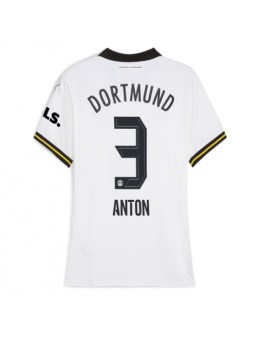 Billige Borussia Dortmund Waldemar Anton #3 Tredjedrakt Dame 2024-25 Kortermet